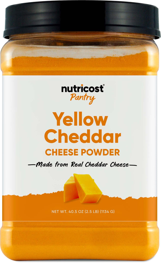 Nutricost Pantry Yellow Cheddar Cheese Powder (1.1