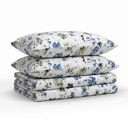 Tribeca Living Queen Bed Sheet Set, 300 Thread Cou