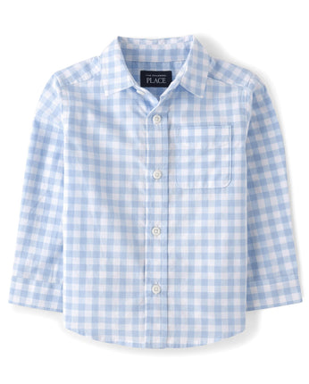 The Children's Place Baby Boys' and Toddler Poplin
