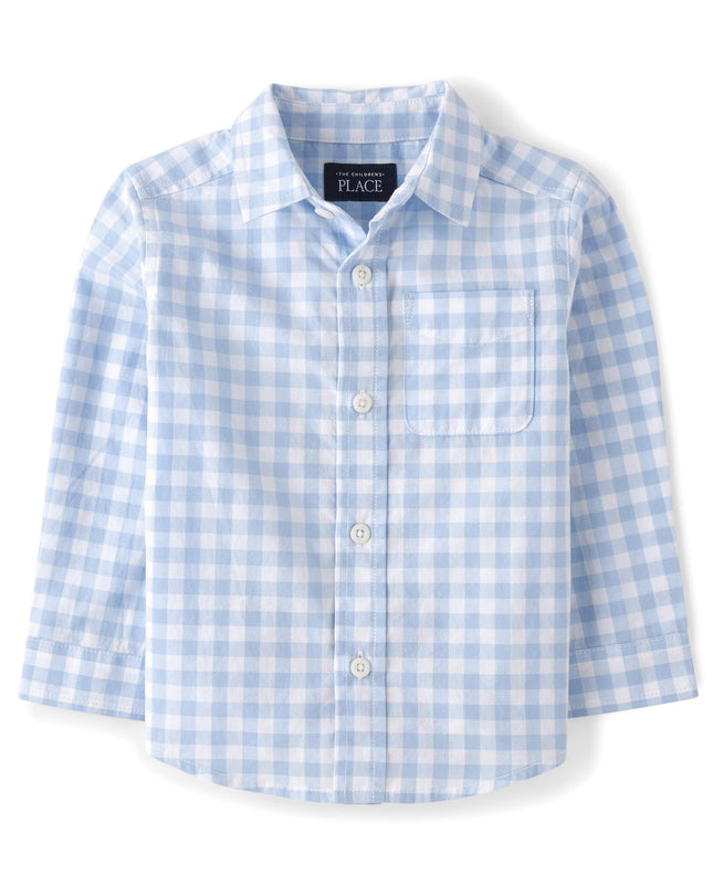 The Children's Place Baby Boys' and Toddler Poplin