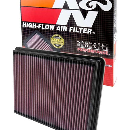K&N Engine Air Filter: High Performance, Premium, Washable, Panel Filter: 1999-2008 (Regal I, LeSabre, Century, Impala, Monte Carlo, Grand Prix), 33-2141-1