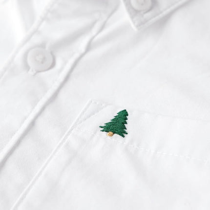 Camisas abotonadas de manga larga para niños pequeños y niños de Gymboree, Simplywht, 12