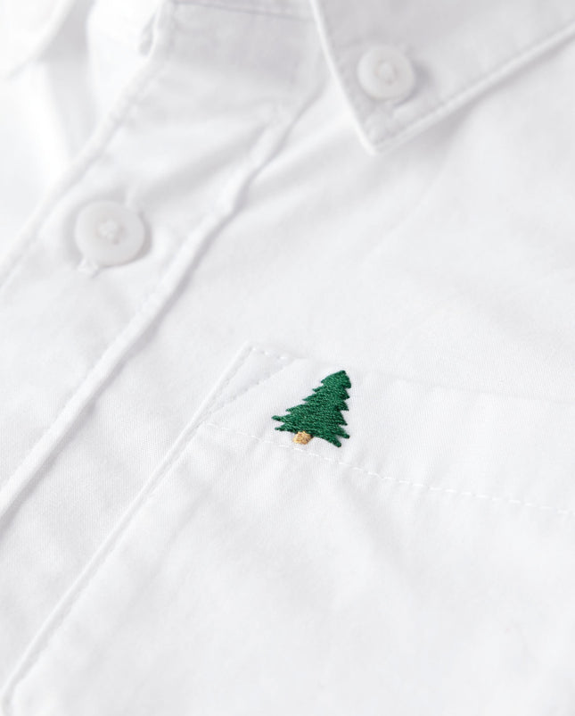 Gymboree Chemises boutonnées à manches longues pour garçons et bambins, Simplywht, 12