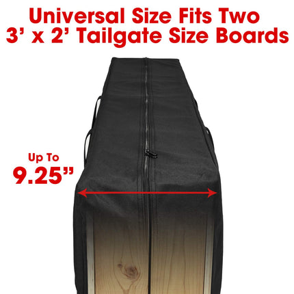 GoSports Premium Cornhole Carrying Case (Tailgate Size),Black,3' x 2'