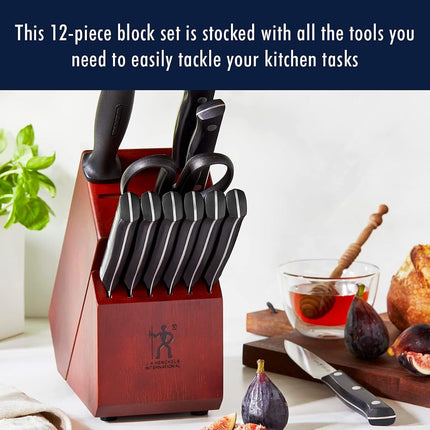 ZWILLING J.A. Henckels Dynamic 12 pc. Knife Block Set - Brown