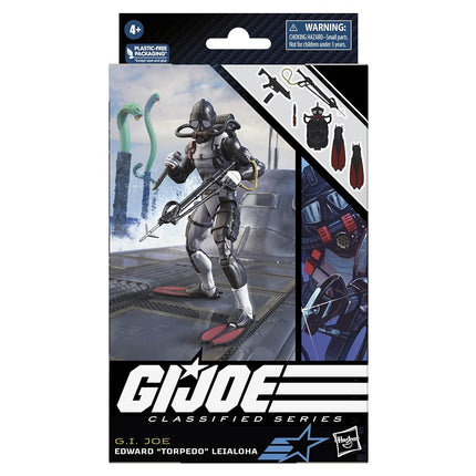 G.I. Joe Classified Series Edward “Torpedo” Leialoha, Collectible G.I. Joe Action Figures, 73, 6 inch Action Figures for Boys & Girls, with 6 Accessories