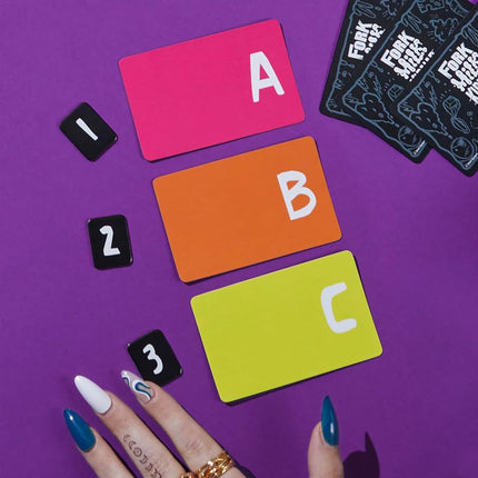 Hasbro Gaming Fork Milk Kidnap Game for Adults Only | an Adult Party Game of Questionable Choices | Ages 17+ | for 3 to 10 Players | Hilarious NSFW Card Games
