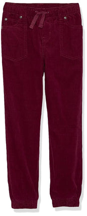 Gymboree Boys' and Toddler Pull on Jogger Pants, Maroon, 12 Years