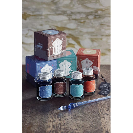Teranishi Science Industry TRH-40ML-T73 Guitar Taisho Roman, High Color Ink, Traveling Sepia