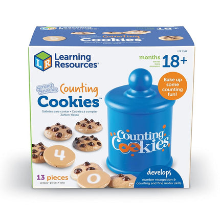 Learning Resources Smart Snacks Counting Cookies, Ages 2+, Early Maths Skills, Number Recognition and Imaginative Play, Cookie Jar Storage