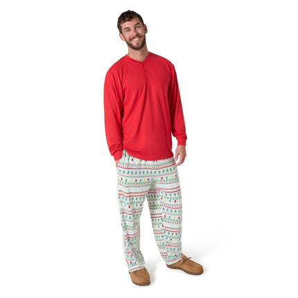 Gerber Unisex Baby Holiday Family Matching Pajamas, Oh What Fun Fairisle, Large