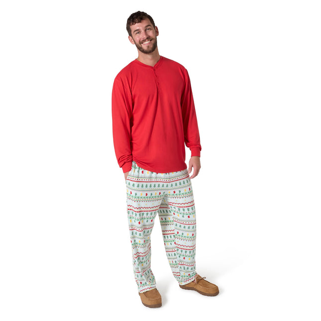 Gerber Unisex Baby Holiday Family Matching Pajamas, Oh What Fun Fairisle, Large