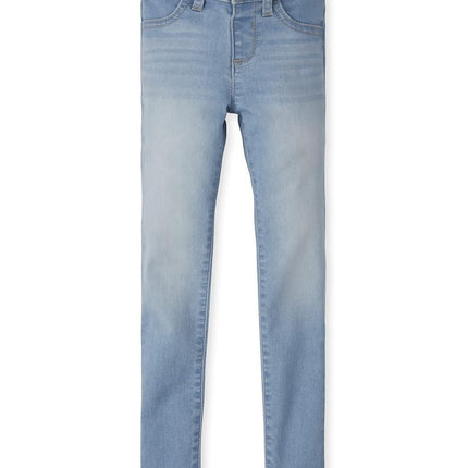 The Children's Place Girls' Denim Jeggings, Lt 90s Blu WSH, 8