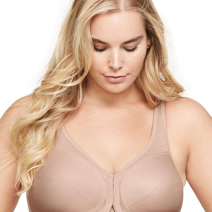 Glamorise MagicLift Front-Closure Posture Back Wirefree Bra 1265 (Women's & Women's Plus)