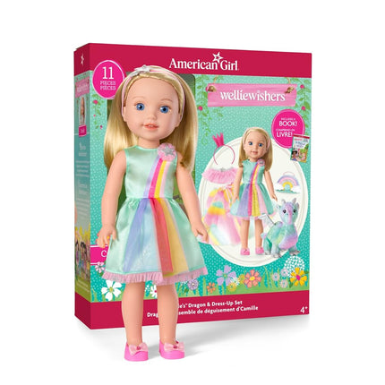 American Girl Wellie Wishers Camille's Dragon & Dress-Up Set