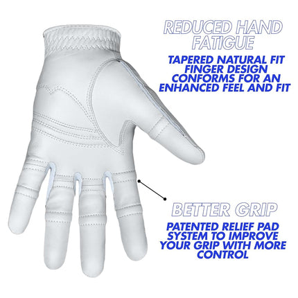 Bionic Women's StableGrip with NaturalFit 2.0 Cabretta Leather Golf Glove (Large, Right)