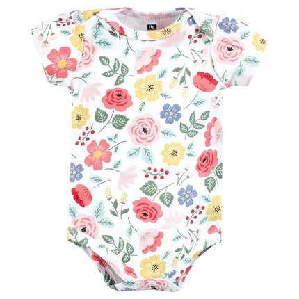 Hudson Baby Unisex Baby Cotton Bodysuits, Favorita Botanical Tutu, 18-24 Months, Favorita Botanical Tutu, 18-24 Months