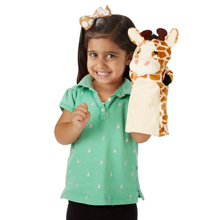 Melissa & Doug Zoo Friends Hand Puppets | Puppet Sets | Age 2+ | Gift for Boy or Girl