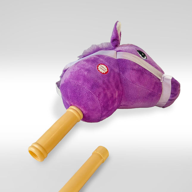 Palo de caballo en morado con sonido