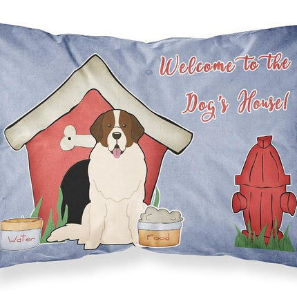 Caroline's Treasures BB2781PILLOWCASE Funda de almohada estándar de tela para perro guardián de Moscú de la colección Dog House, Estándar, Multicolor