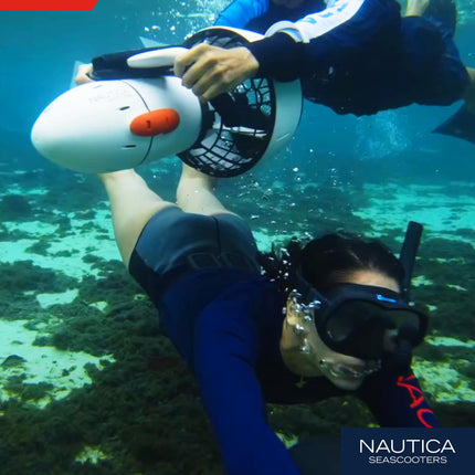 Nautica Marine 250 Underwater Seascooter, Scuba Snorkeling for Ocean or Pool, Action Camera Compatible