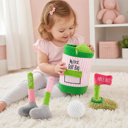Pink Golf Plush Set