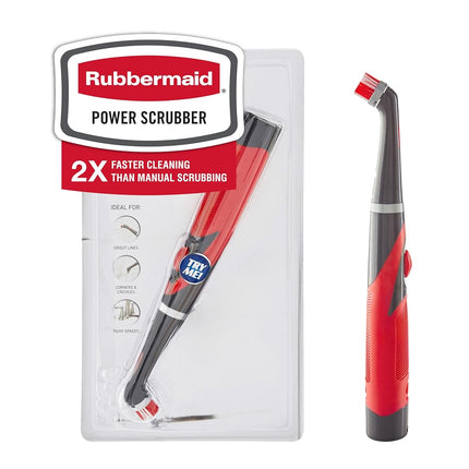 RUBBERMAID Power Scrubber with All-Purpose Grout H