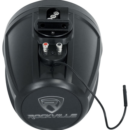 Rockville PT65BR 6.5" Powered Bluetooth LED Tower Speaker for ATV/UTV/RZR/Cart
