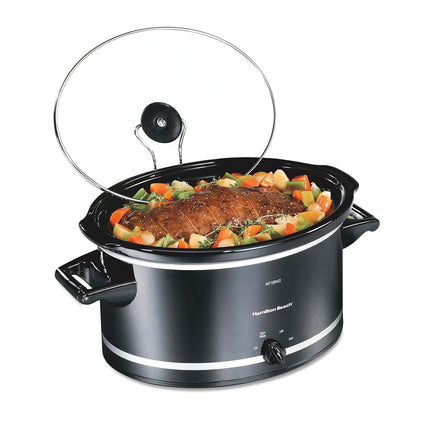 Hamilton Beach Slow Cooker with Lid Rest, 8 Quart 