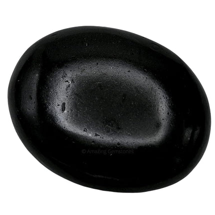 Amazing Gemstone Black Tourmaline Mental Celestite Crystals and Healing Stones - Large Palm Stone Crystals Piedra - Crystal for Good Luck, Positive Energy, Meditation - Unique Stocking Stuffers Gifts for Women