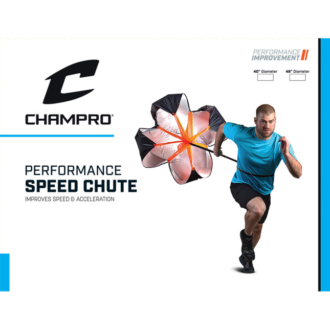 Champro Speed Chute (noir/orange, moyenne/48 pouces)