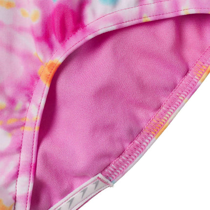 Speedo Girls Thin Strap One Piece Swimsuit (as1, Alpha, m, Regular, Watercolor Pink)