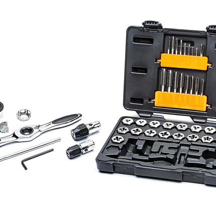 GearWrench 3886 42 Piece Ratcheting Tap and Die Set Metric in Case