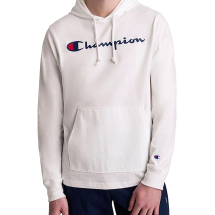 Champion Men's MIDDLEWEIGHT Hoodie Jacket, White, 