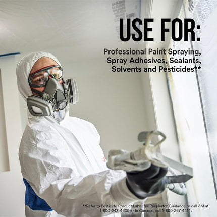 3M Performance Paint Project Respirator OV/P95, Designed For Professionals, Reusable Respirator, Medium, 1-Pack