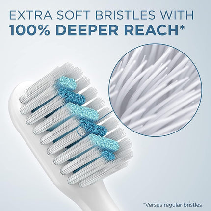 Oral-B Clic Toothbrush Sensitive Clean Replacement Brush Heads, Black, 2 Count (Pack of 3)