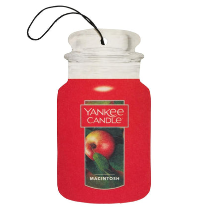 Yankee Candle Paper Car Jar, Macintosh (Pack of 10)