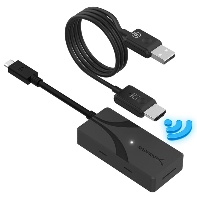 SABRENT Wireless HDMI USB C Transmitter & Receiver