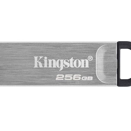 Kingston DataTraveler Kyson USB 3.2 Gen 1 Flash Drive 256GB - Stylish Capless Metal Case