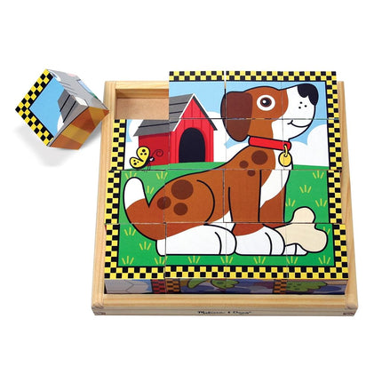 Pets Cube Puzzle: Puzzles (Wooden) - Maze/Cube/Touch & Feel