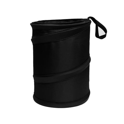 FH Group Automotriz Impermeable Plegable Portátil Pequeño Bote de Basura Contenedor de Residuos Compatible con la Mayoría de Coches, SUVs y Camionetas Negro