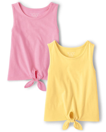 The Children's Place Baby Toddler Girls Tie Front 