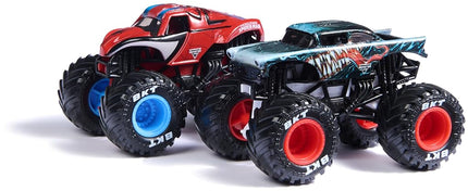 Monster Jam, Marvel Official Venom Vs. The Amazing Spider-Man Die-Cast Monster Trucks, 1:64 Scale, Kids’ Toys for Boys and Girls Aged 3 and up