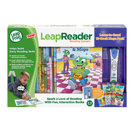 LeapFrog LeapReader Mega Pack de 10 libros para aprender a leer