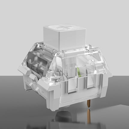 Kailh Box White Pro Switches for mx Mechanical Keyboard,3-Pin Thick Clicky/Firm Response/Gaming/RGB/Crisp Sound Switches(Box White Pro 90pcs)
