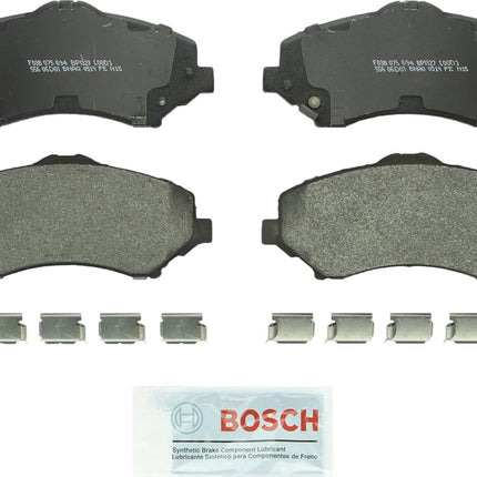 Bosch BP1327 QuietCast Premium Semi-Metallic Disc Brake Pad Set For: Chrysler Town & Country; Dodge Grand Caravan, Journey, Nitro; Jeep Liberty, Wrangler; Ram C/V; Volkswagen Routan, Front