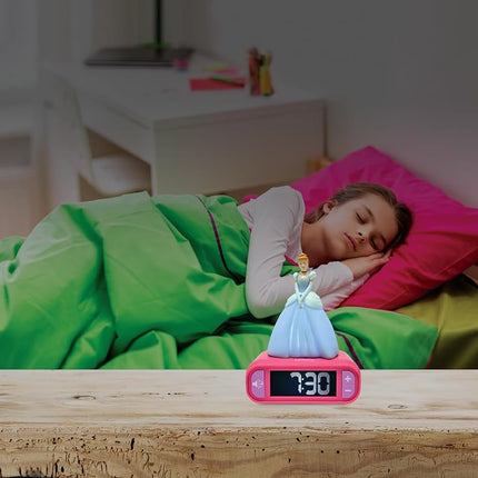 LEXIBOOK, Disney Princess Nightlight Alarm Clock, RL800DP
