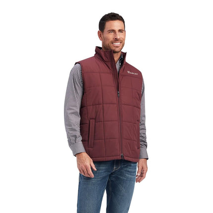 Ariat 10041522LTR Chaleco aislante Crius para hombre, Rojo Caoba LTR