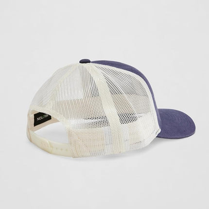 BRIXTON Hats Rival Stamp NetPlus MP Trucker Cap - Washed Navy-Off White One Size