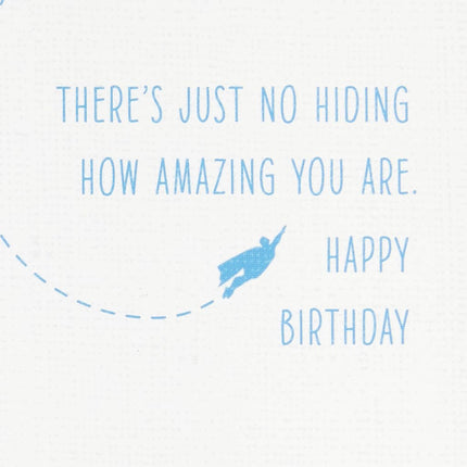 Hallmark Signature Birthday Greeting Card for Him (Superman Silhouette)
